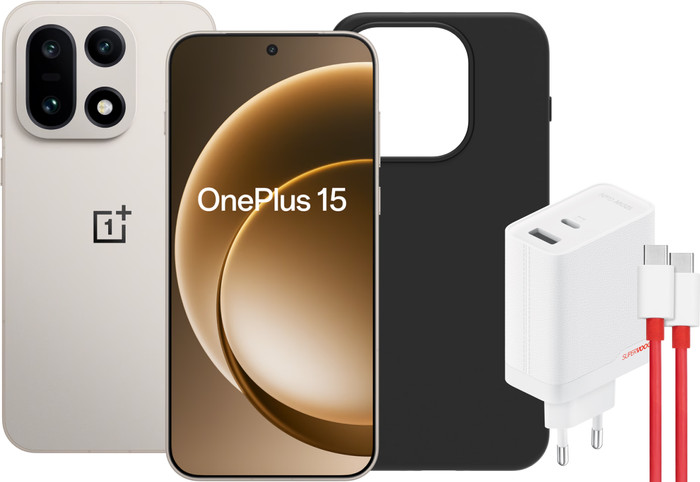 OnePlus 15 512GB Beige 5G + Basis Accessoirepakket Main Image