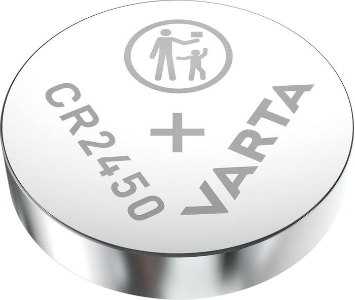 Varta Lithium Coin CR2450 BLI 2 stuks voorkant