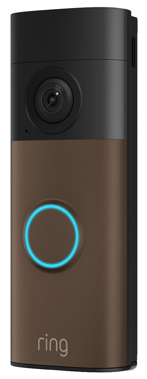 Ring Batterij Video Deurbel 2e Generatie Bruin rechterkant