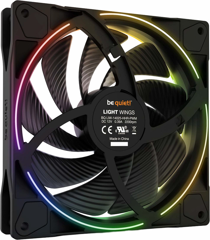 be quiet! LIGHT WINGS 140mm PWM - Triple Fan Pack achterkant