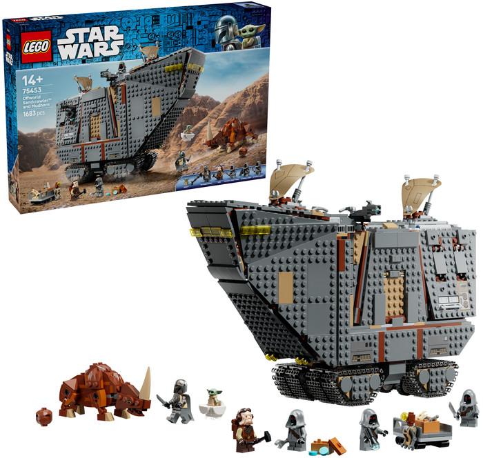 LEGO Star Wars Offworld Sandcrawler en Mudhorn 75453 rechterkant