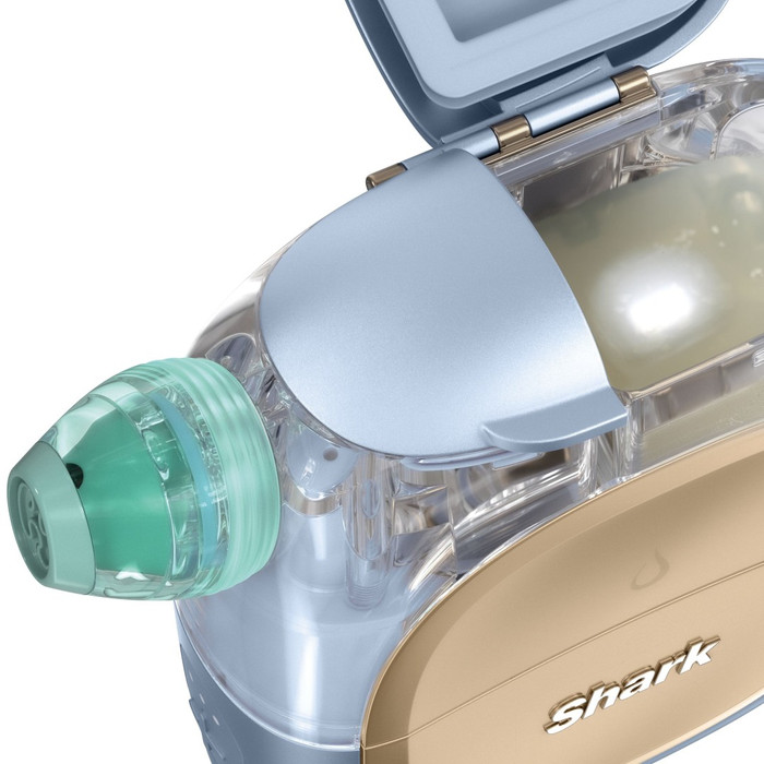 Shark FacialPro Glow + DePuffi FH320EU Blauw detail