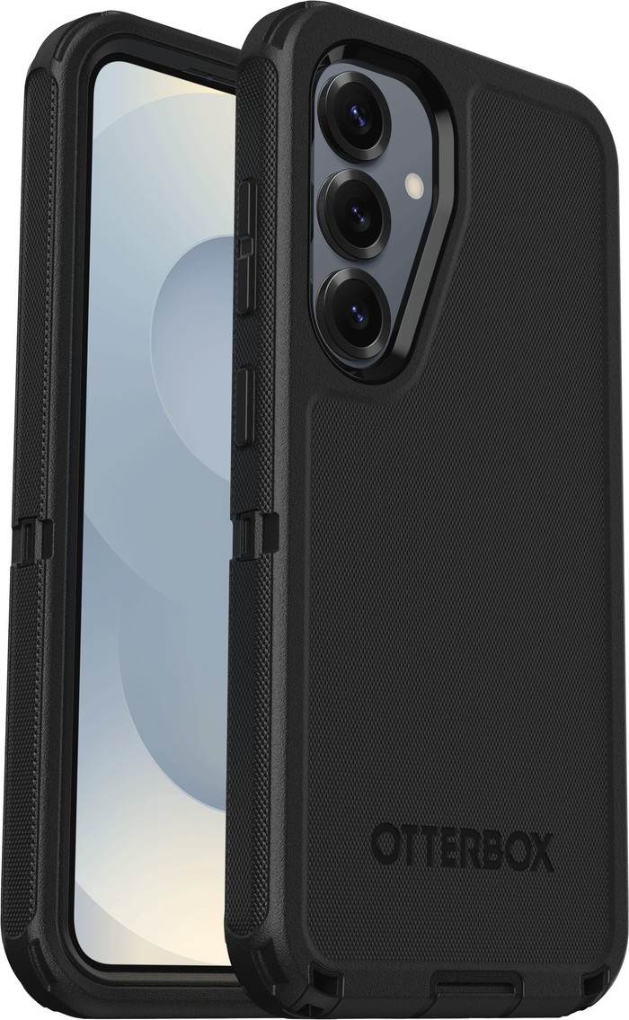 OtterBox Defender Samsung Galaxy S25 Back Cover Black back
