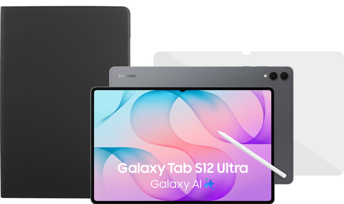 Samsung Galaxy Tab S12 Ultra 14,6 inch 256GB Wifi Grijs + Beschermpakket Main Image