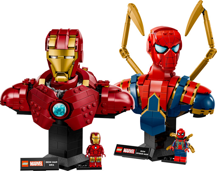 LEGO Marvel Busts Set 76326 + 76327 Main Image