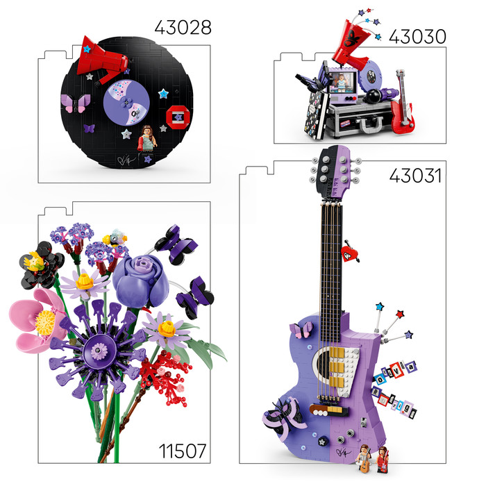 LEGO Editions Olivia Rodrigo's Concertmaan 43029 detail