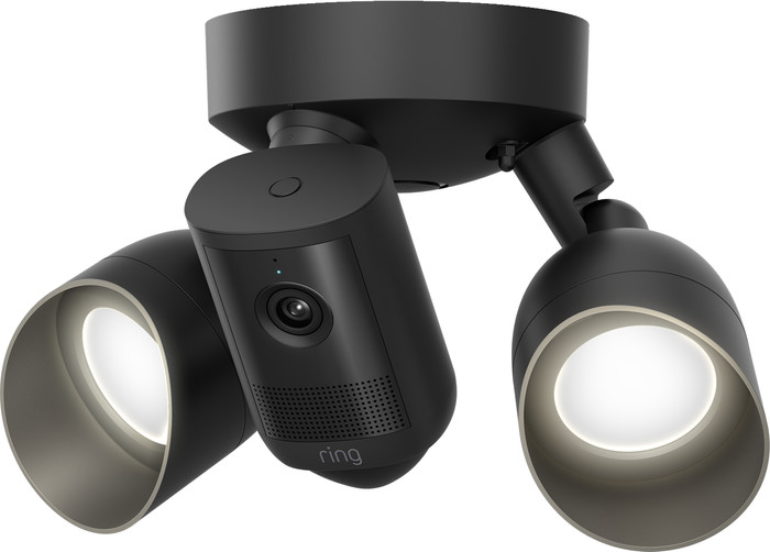 Ring Floodlight Camera 2e Generatie Zwart rechterkant