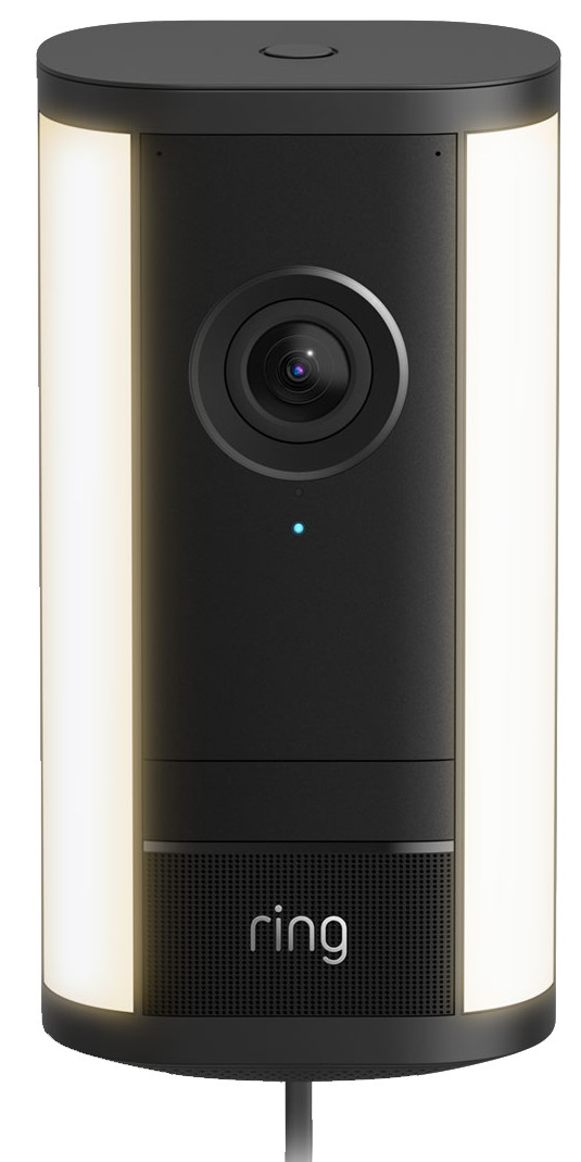 Ring Spotlight Camera Pro 2e Generatie Bedraad Zwart voorkant
