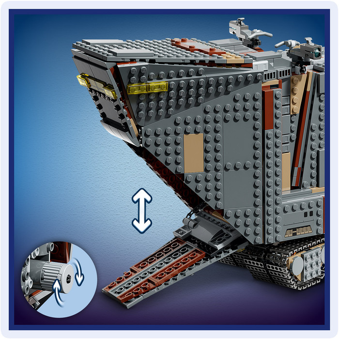 LEGO Star Wars Offworld Sandcrawler en Mudhorn 75453 detail