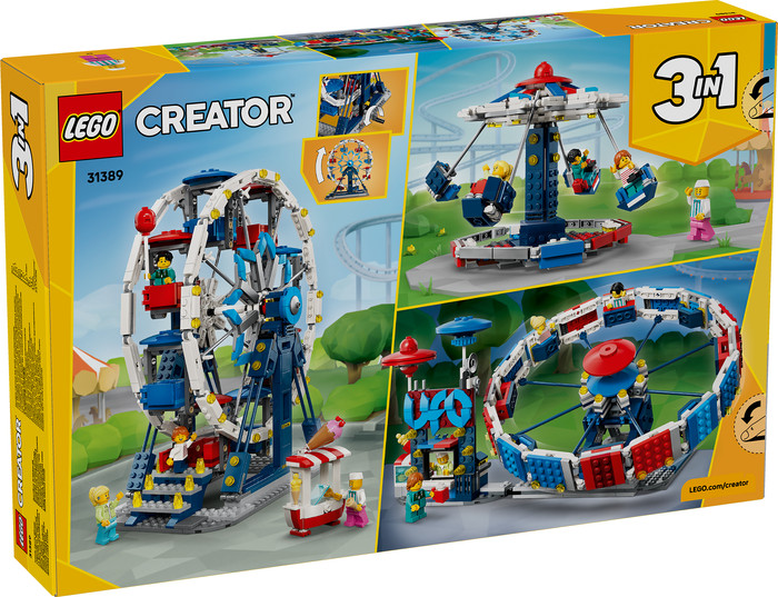 LEGO Creator 3-in-1 Klassiek Reuzenrad 31389 verpakking