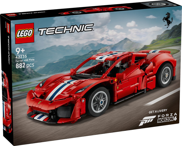 LEGO Technic Ferrari 488 PISTA auto 42235 verpakking