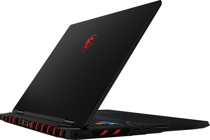 MSI Raider A18 HX A8WHG-284NL achterkant