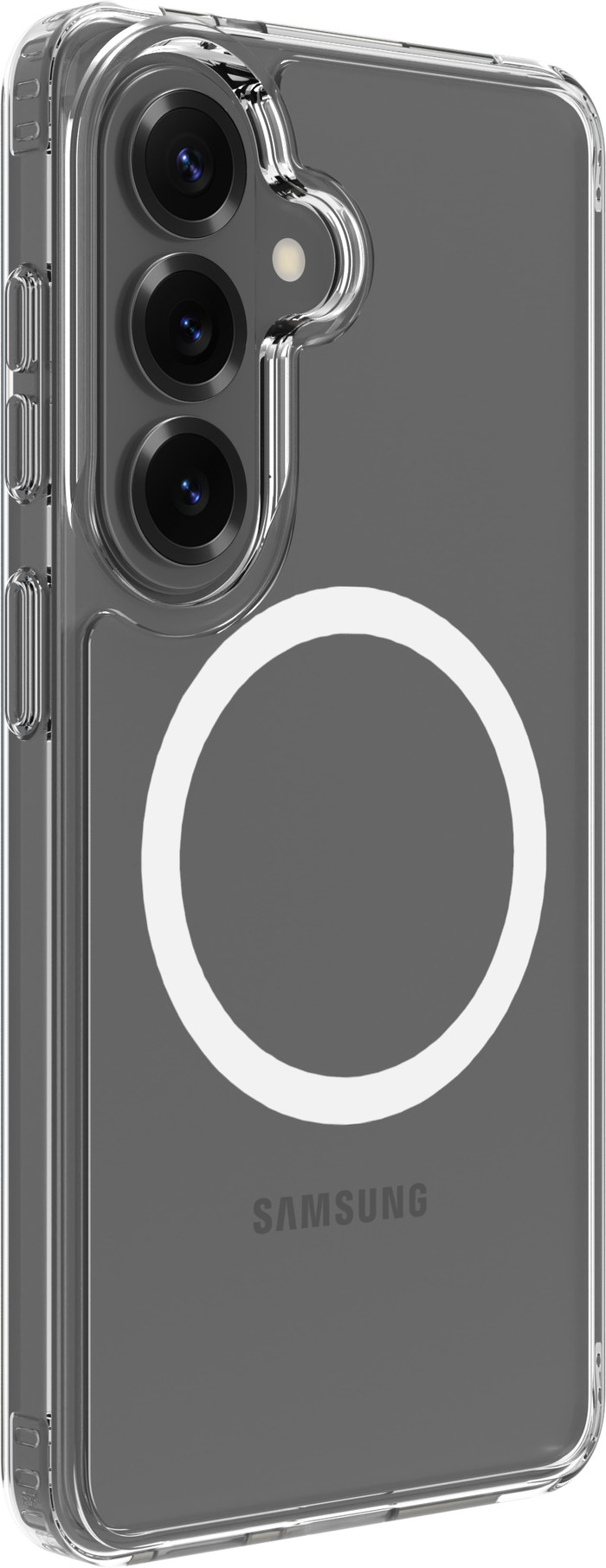 BlueBuilt Protective Back Cover with Magnet Galaxy S26 Transparent right side