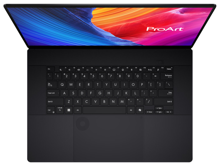 ASUS ProArt P16 OLED H7606GP-SR010X QWERTY bovenkant