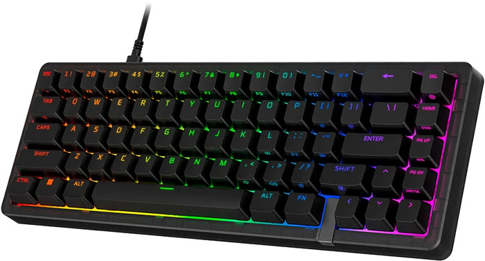 HyperX Origins 2 Pro 65% Gaming Toetsenbord Qwerty rechterkant