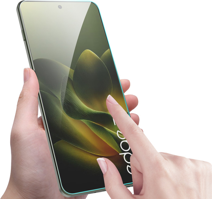 Just in Case Tempered Glass Motorola Edge 70 Screenprotector product in gebruik