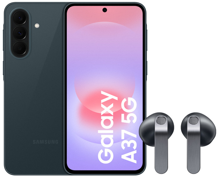 Samsung Galaxy A37 128GB Donkergroen 5G + Samsung Galaxy Buds4 Zwart Main Image
