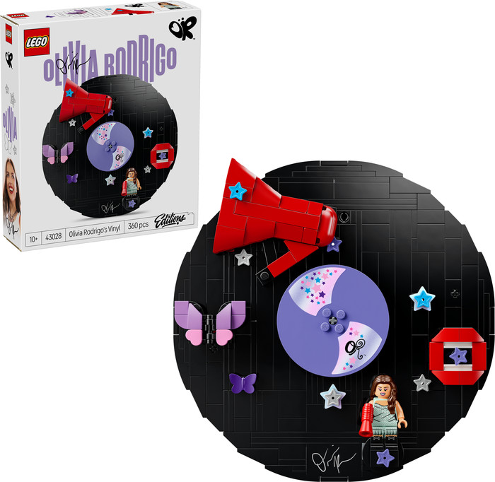 LEGO Editions Olivia Rodrigo's Vinylplaat 43028 rechterkant