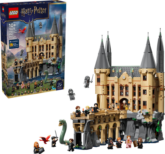 LEGO Harry Potter Kasteel Zweinstein: Oostvleugel 76473 rechterkant