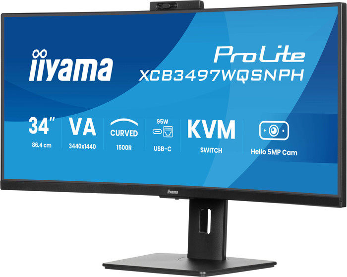 Iiyama Prolite XCB3497WQSNPH-B1 voorkant