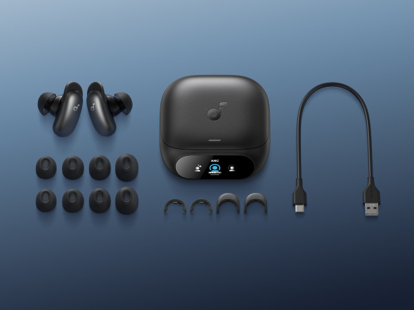 Soundcore Liberty 5 Pro Zwart product in gebruik