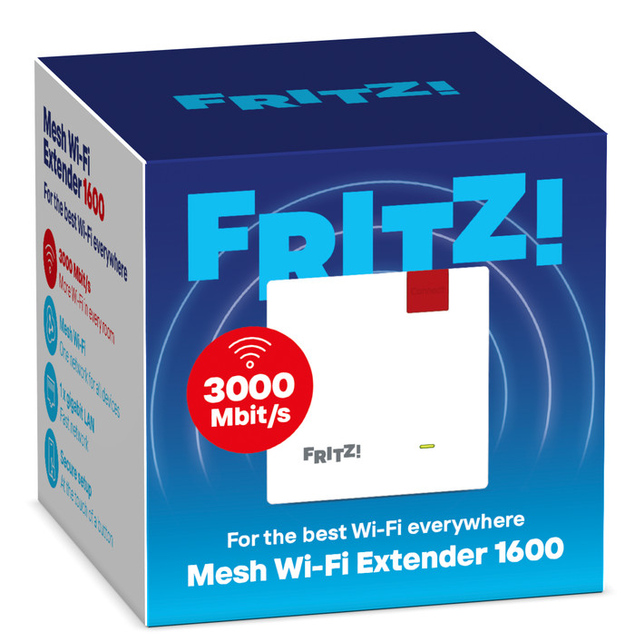 FRITZ! Mesh Wi-Fi Extender 1600 verpakking