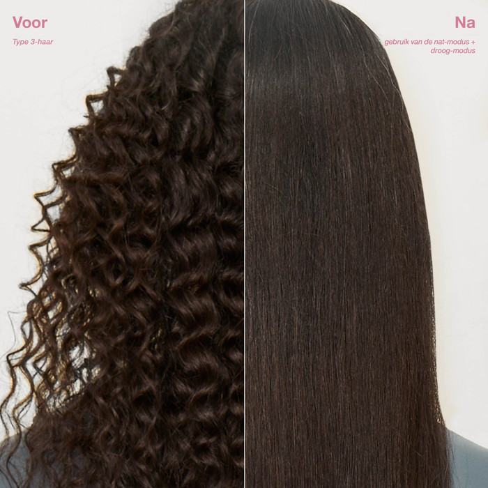 Shark SilkiPro Straight HT401EUPK Rose Petal product in gebruik