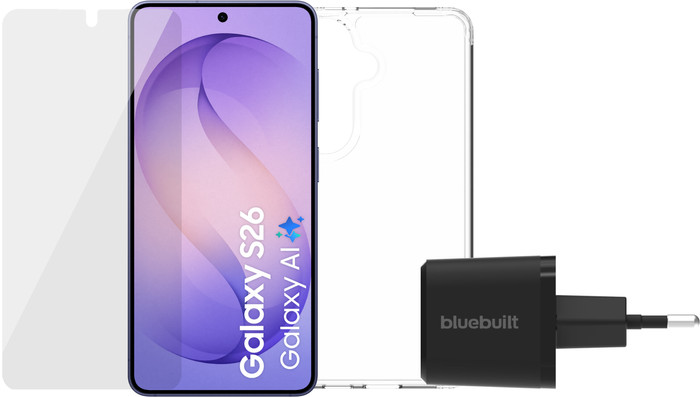 Samsung Galaxy S26 512GB Dark Blue 5G + Complete Accessory Pack Main Image