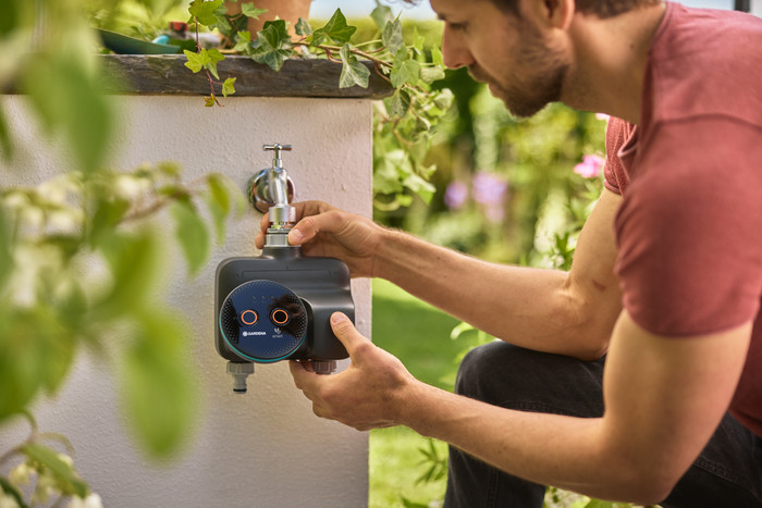 Gardena SMART Dual Water Control product in gebruik