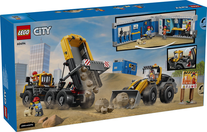 LEGO City Kiepwagen en voorlader 60494 verpakking