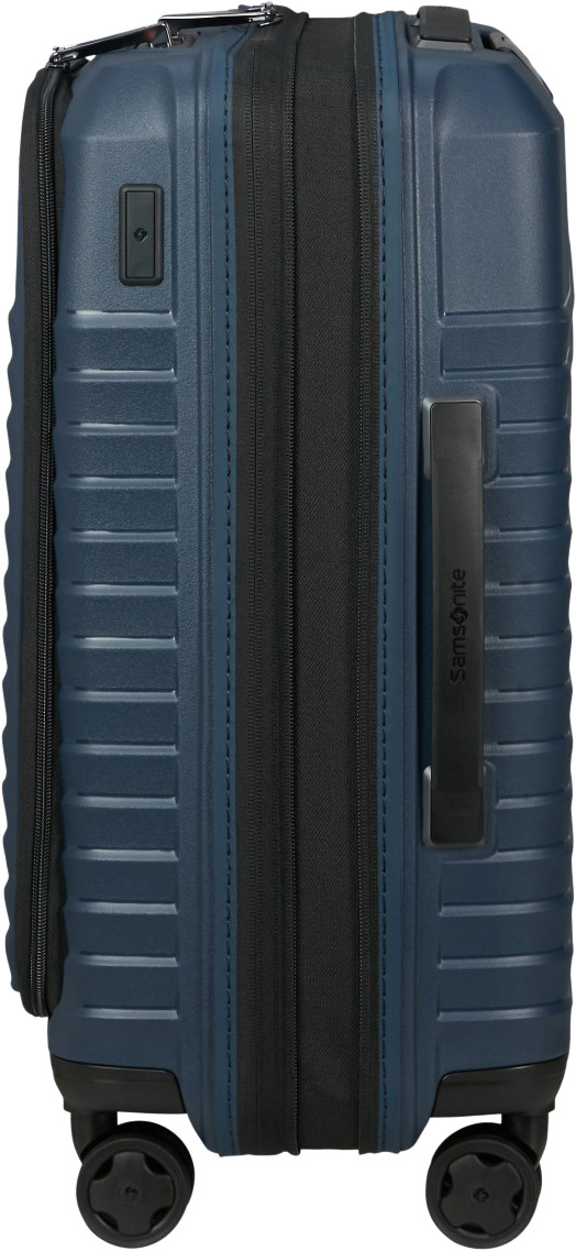 Samsonite Intuo Spinner Easy Access Expandable 55cm Blue linkerkant