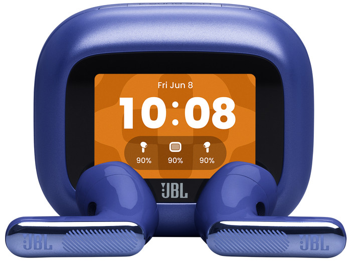 JBL Live Flex 4 Blauw detail