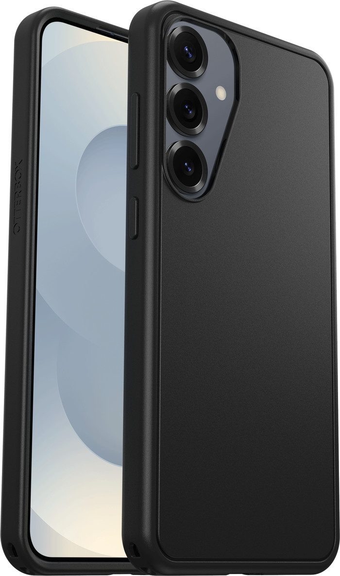 OtterBox Symmetry Samsung Galaxy S25 Plus Back Cover with Magnet Black combined product