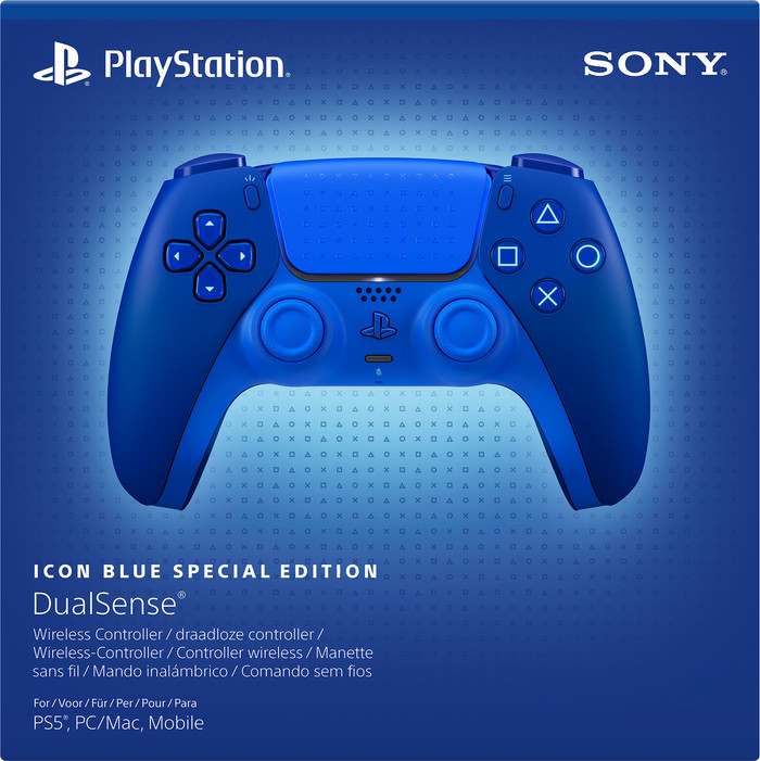 Sony PlayStation 5 DualSense Draadloze Controller Icon Blue Special Edition verpakking