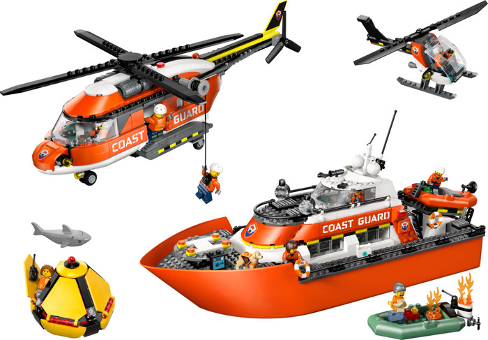 LEGO City kustwacht set 60504 + 60503 Main Image