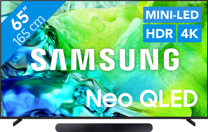 Samsung Neo QLED 65" QN80H (2026) + Samsung HW-S60D Zwart (2024) Main Image