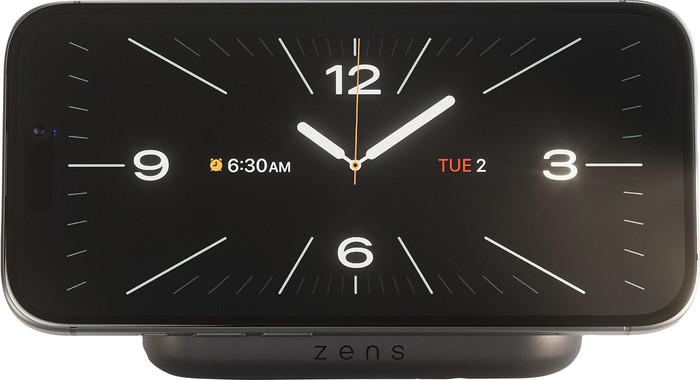 ZENS MagSafe en Qi2 Draadloze Oplader 15W met Standaard Zwart Main Image