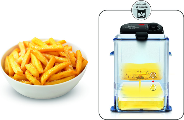 Tefal Oleoclean Compact FR7016 detail