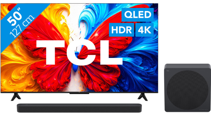 TCL QLED 50" S5L (2026) + TCL A65K Main Image