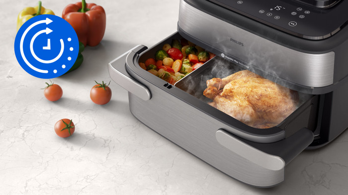 Philips Airfryer 5000 serie Megabasket NA565/02 visual leverancier