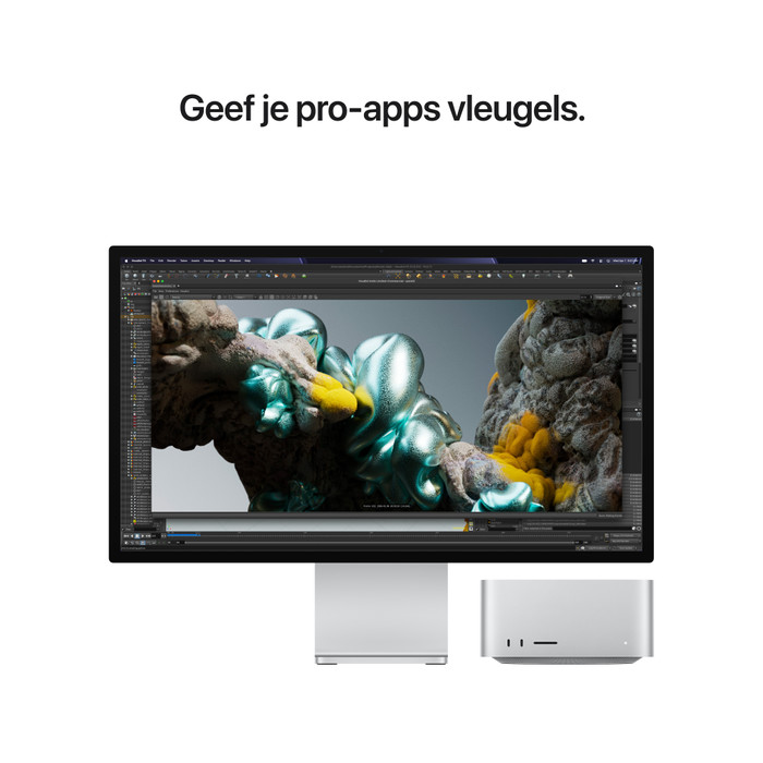 Apple Mac Studio (2026) M5 Max (18 CPU / 32 GPU) 36GB/512GB visual leverancier