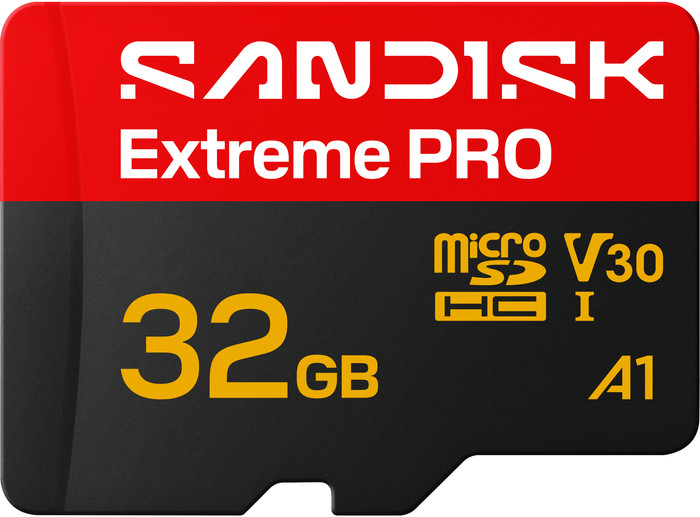SANDISK Extreme PRO microSDHC 32GB 100MB/s voorkant