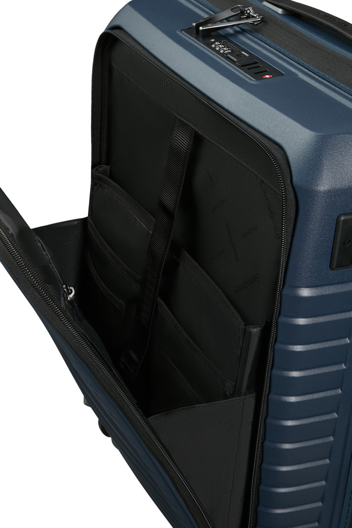 Samsonite Intuo Spinner Easy Access Expandable 55cm Blue binnenkant