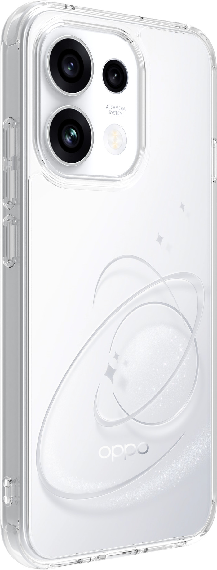 BlueBuilt Protective Back Cover OPPO Reno16 F Transparant linkerkant