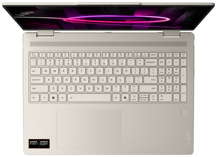 Lenovo Yoga 7 2-in-1 16AGP11 83TF0042MH bovenkant