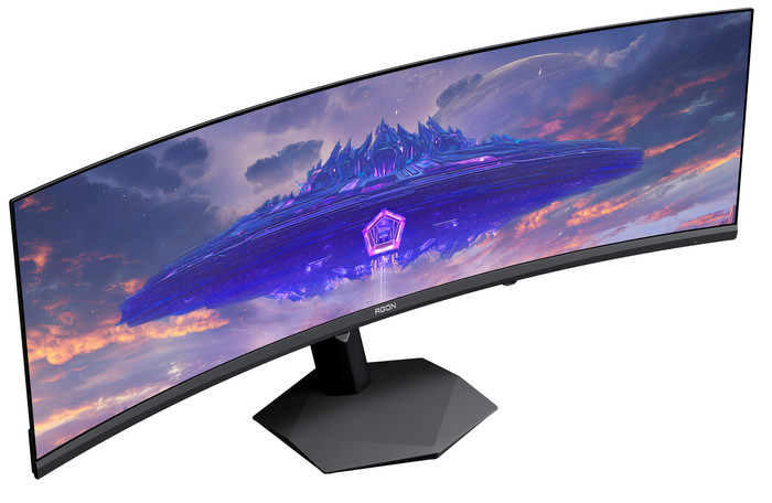 AOC AGON PRO AGP497UCZD QD-OLED Curved voorkant