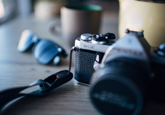 Peak Design Leash Black product in gebruik