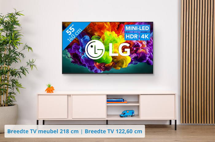 LG Mini-led 55" QNED93 (2026) visual Coolblue 1