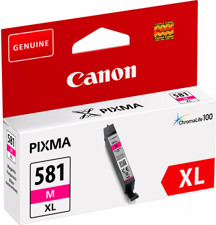 Canon PIXMA TR7650 + 1 set extra XL cartridges verpakking