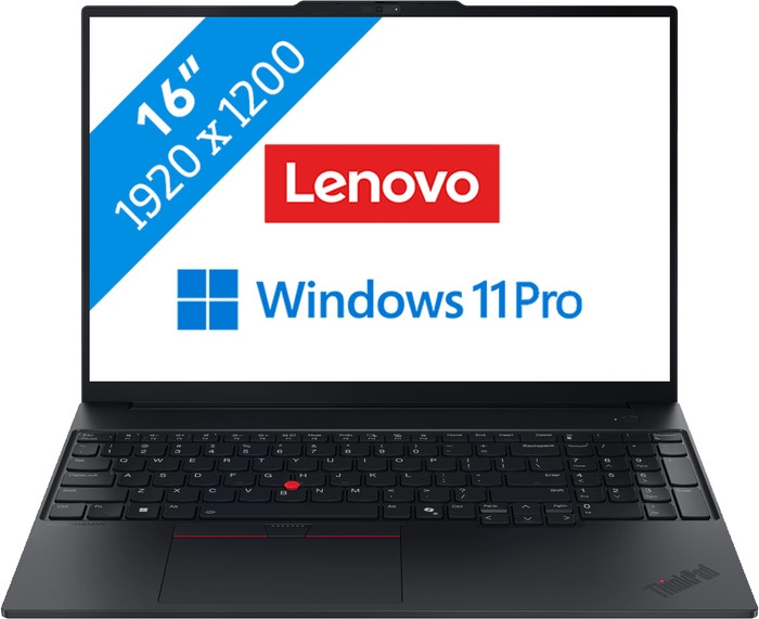 Lenovo ThinkPad E16 Gen 3 (Intel) Copilot+ PC - 22AY007PMH QWERTY Main Image